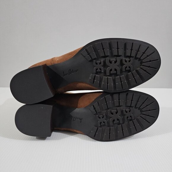 Sam Edelman Kaiti Zip Ankle Bootie Womens 7 Brown Suede Low Heel Western NEW - Picture 10 of 12